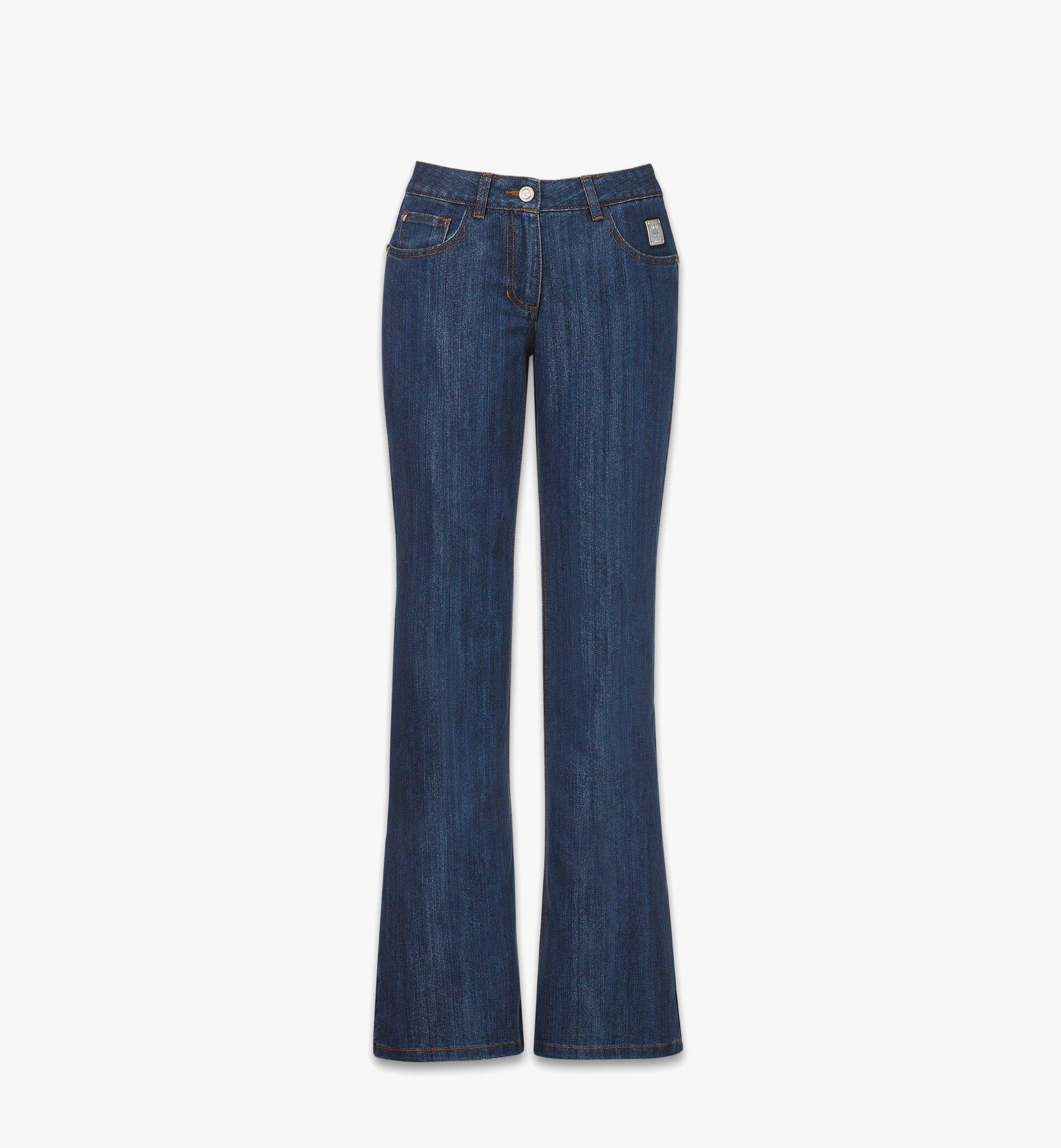 Flared Pants in Lurex Denim 1